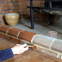 Hearth Bricks Applying 3